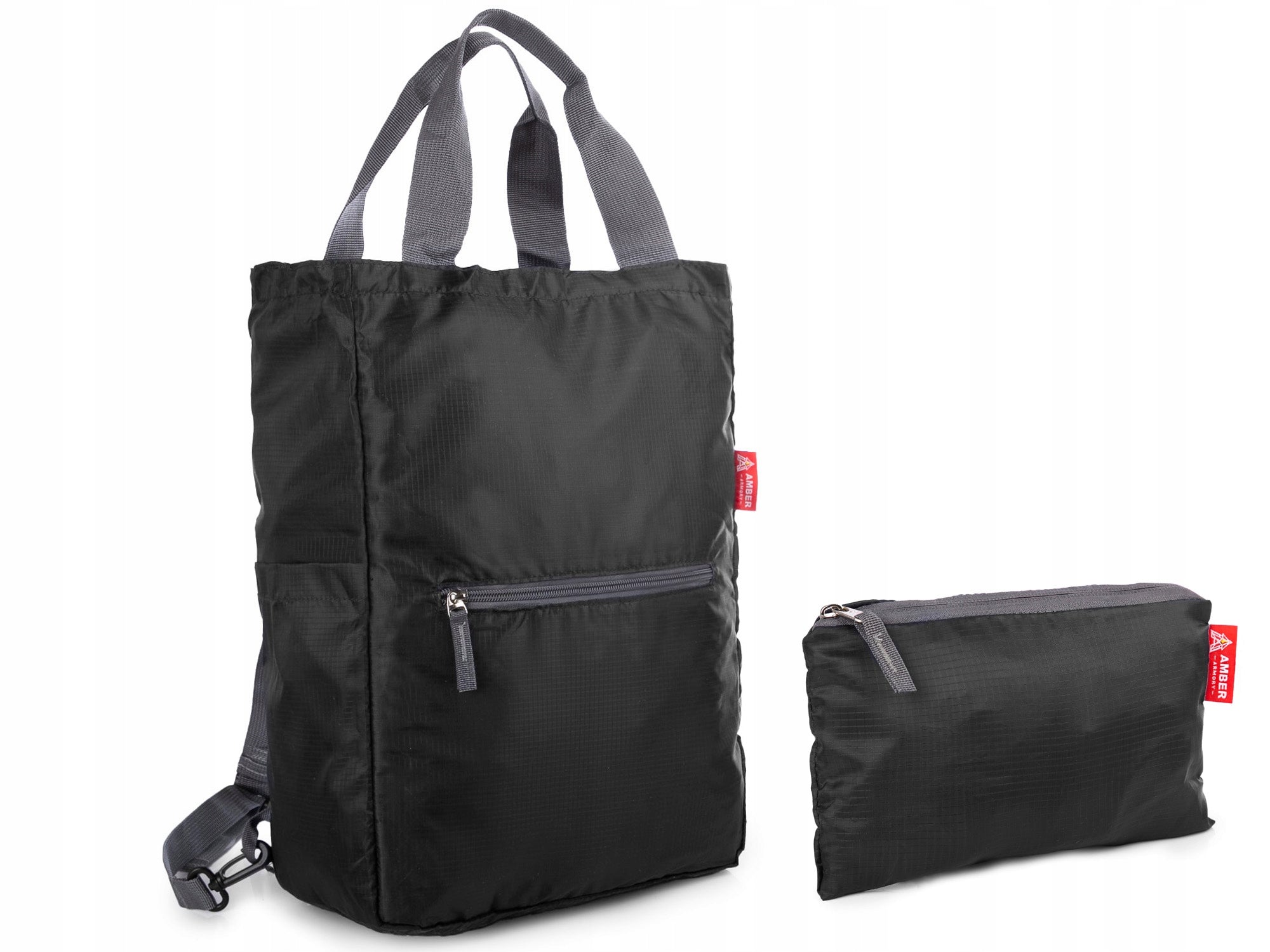 Lightweight Folding Bag Backpack for Small Sachet 2in1 Material Amber Armory
