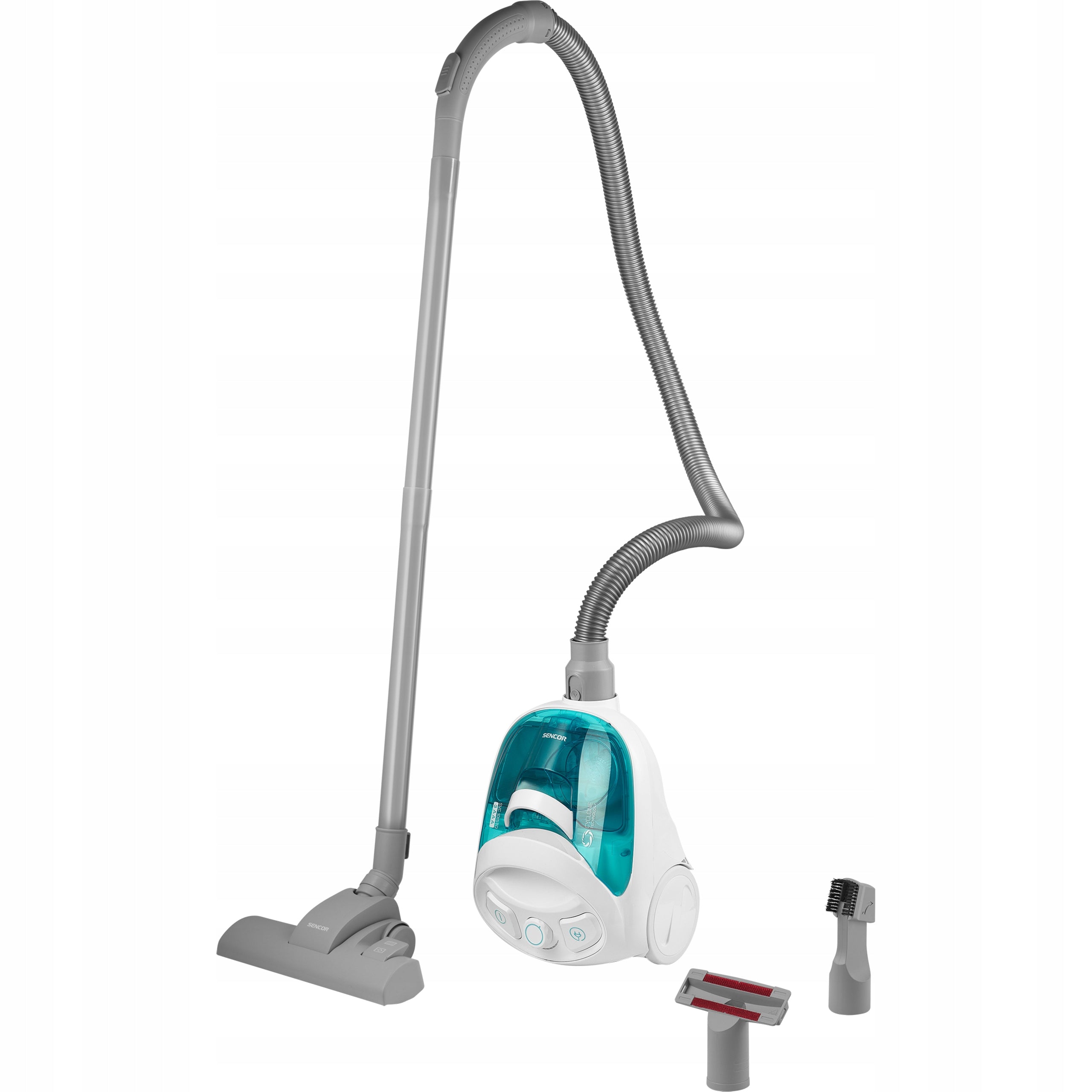 Lightweight POWERFUL Bagless Vacuum Cleaner Sencor SVC 1015TQ White 800W EPA E12