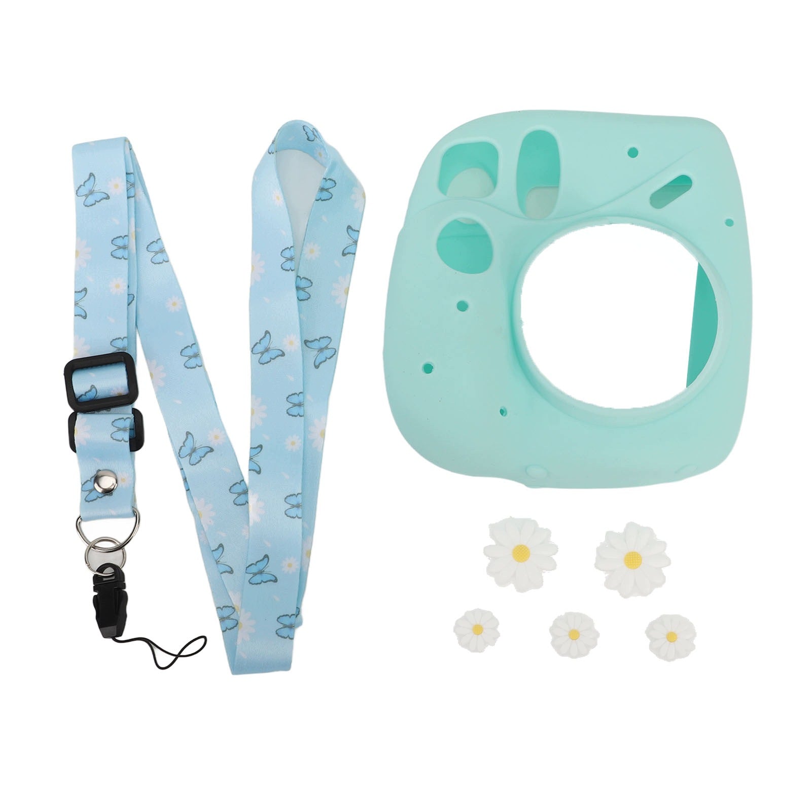 Lightweight instant camera cover with shoulder strap. Soft H1
