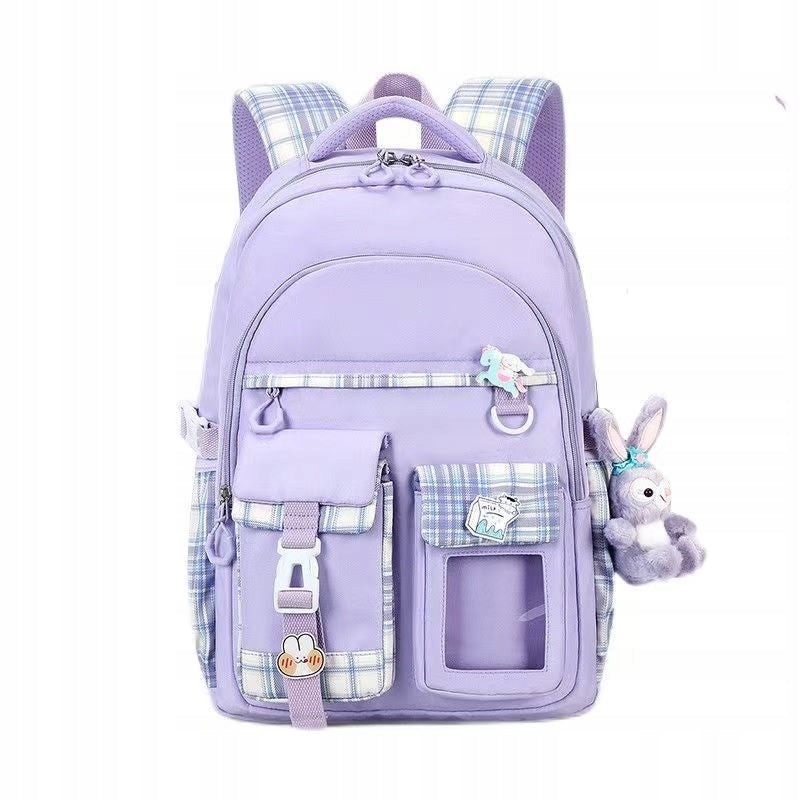 Lightweight shoulder bag for children, purple