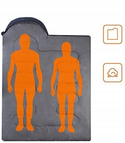 Lightweight waterproof sleeping bag 220 x 80 cm with compression bag Kind other