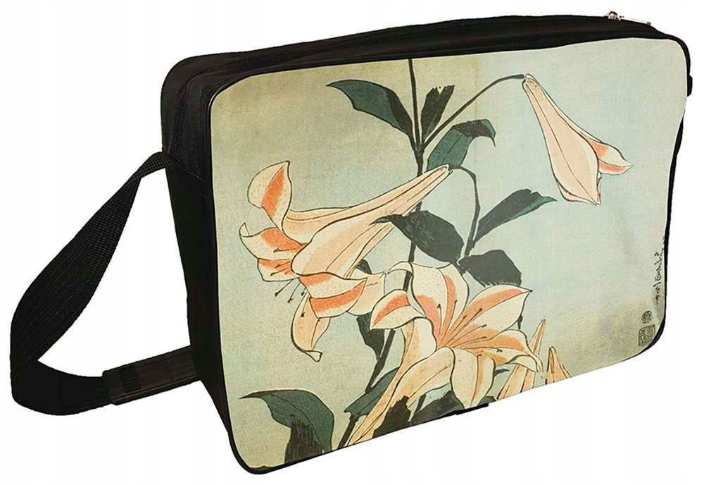 Lilie Katsushika Hokusai Shoulder Bag