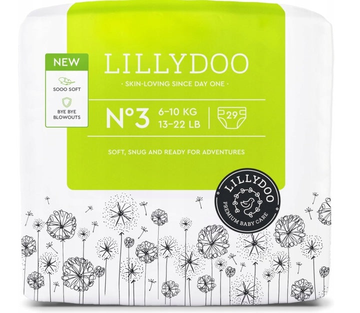Lillydoo Diapers size 3 (6-10 kg), 29 pieces