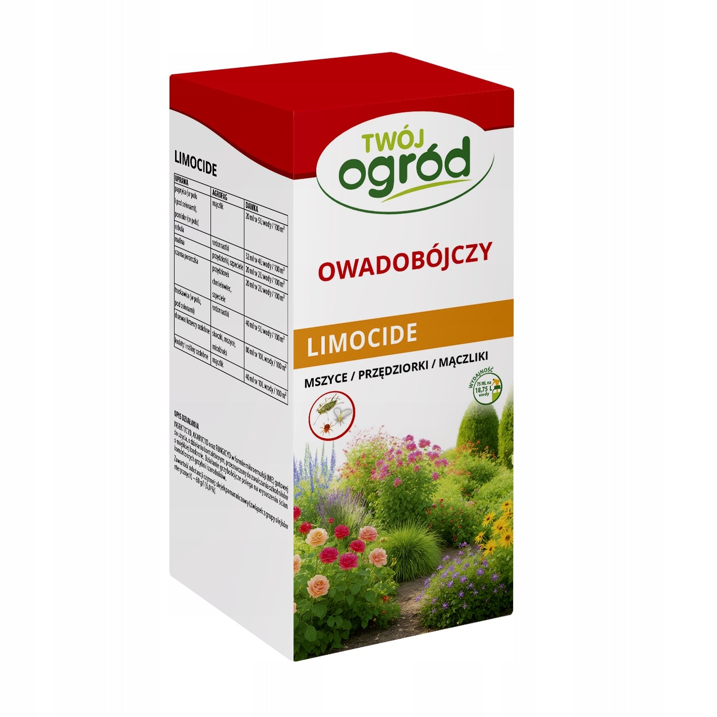 Limocide 3in1 DISEASE REMEDY SPIDER MEALWORM MOLD RUST APHIDS 75ml Packaging status original