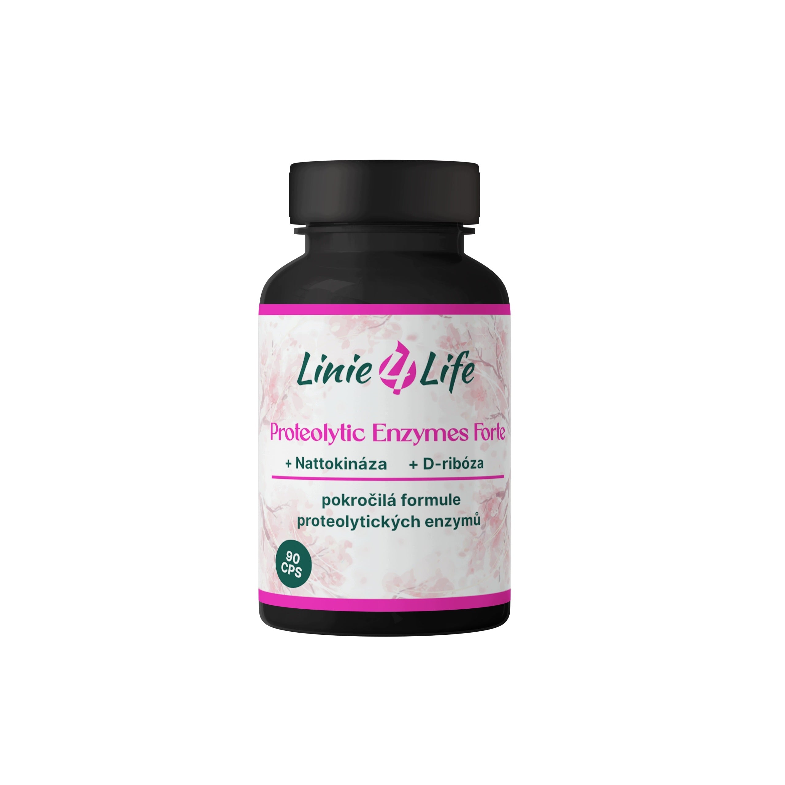Linie4life PROTEOLYTIC ENZYMES FORTE enzymy + nattokináza + D-ribosa 30 dní Brand no brand