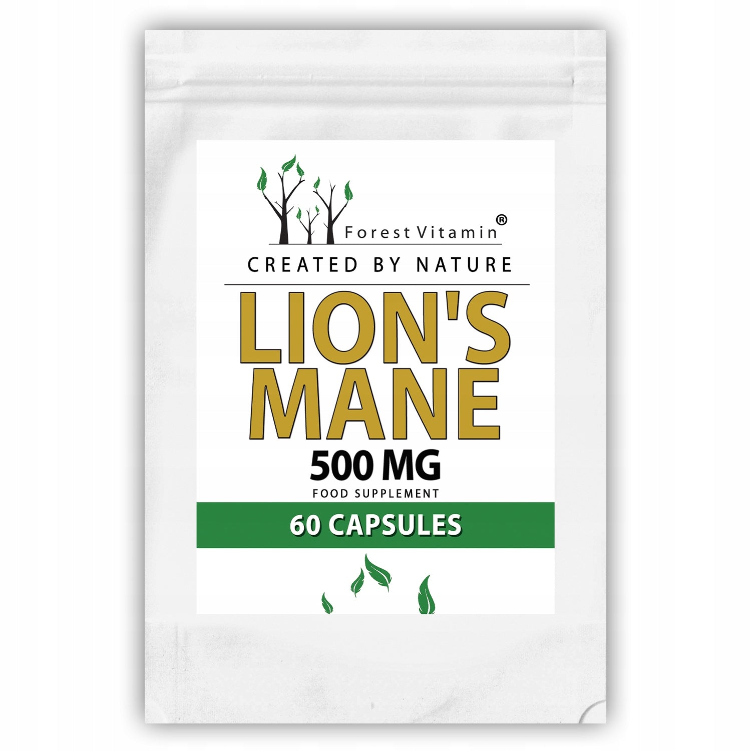 Lion's Mane 500mg 60caps LION'S MANE MEMORY FOCUS CONCENTRATION Expiration date at least six months from the date of purchase
