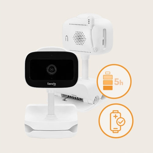 Lionelo Babyline Go, baby monitor, white, 1 pc. Brand Lionelo