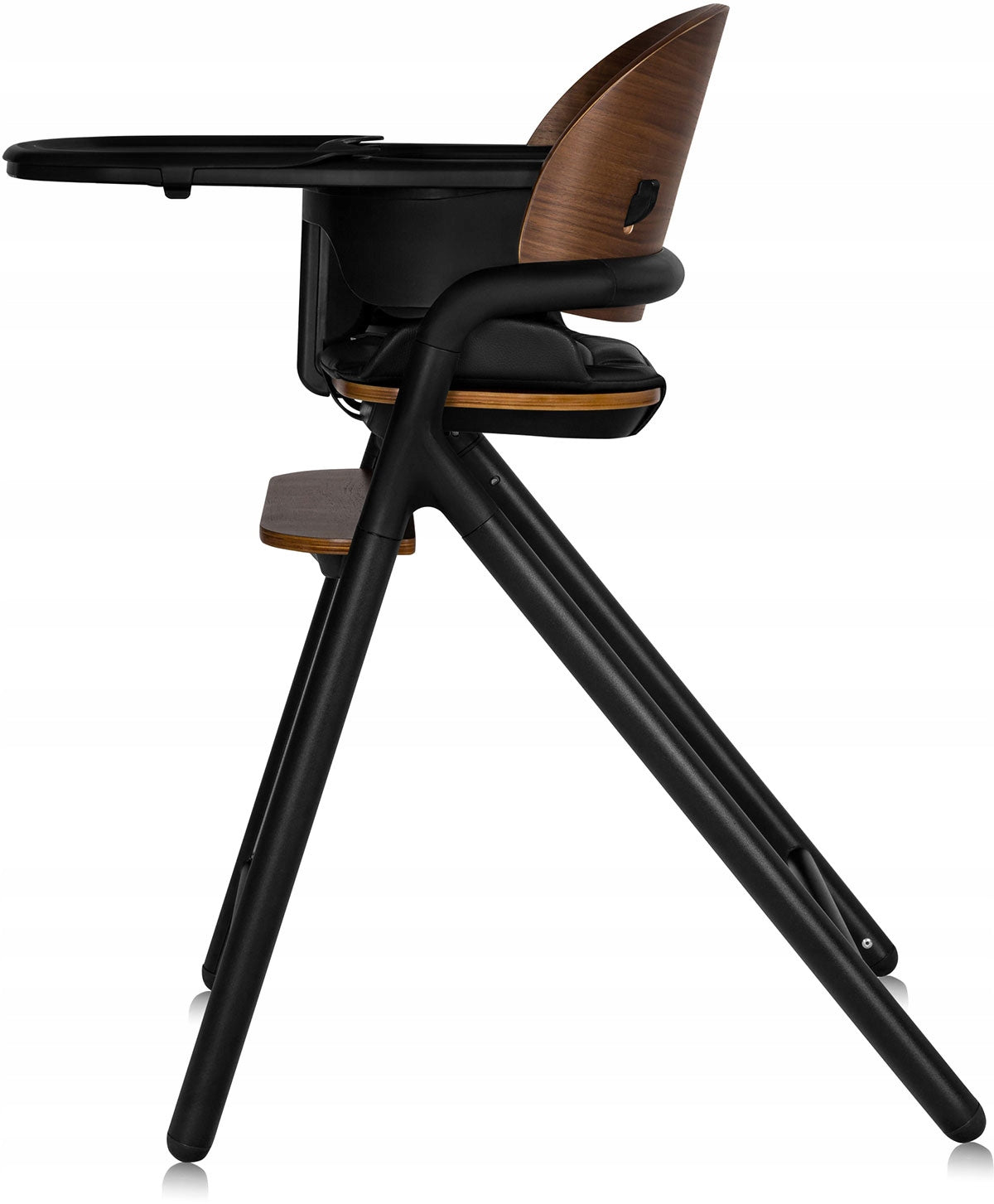 Lionelo Celia - high chair growing with baby | Black Wood Color black shades of brown and beige