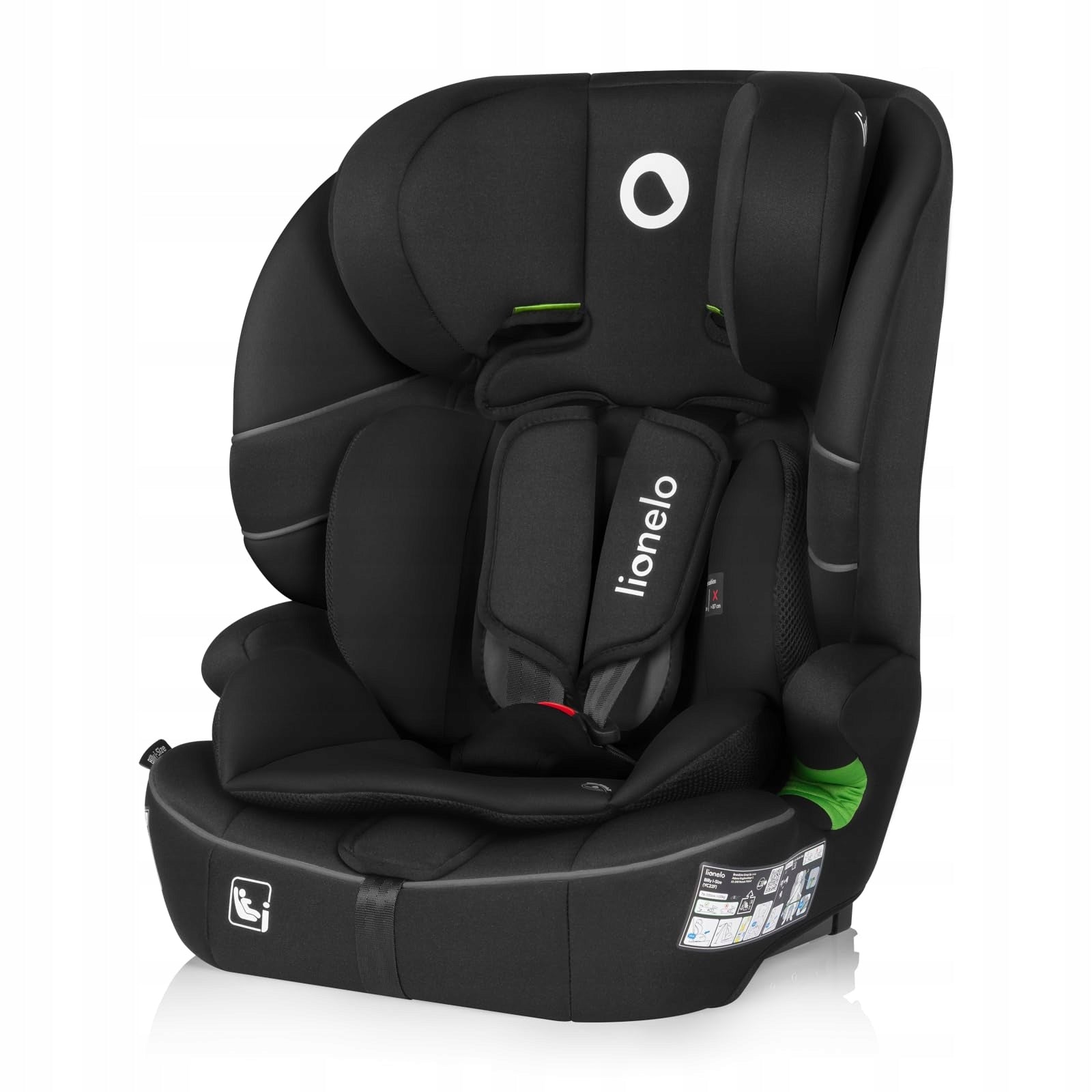 Lionelo LO-BILLY I-SIZE car seat 76-150 cm Isofix black