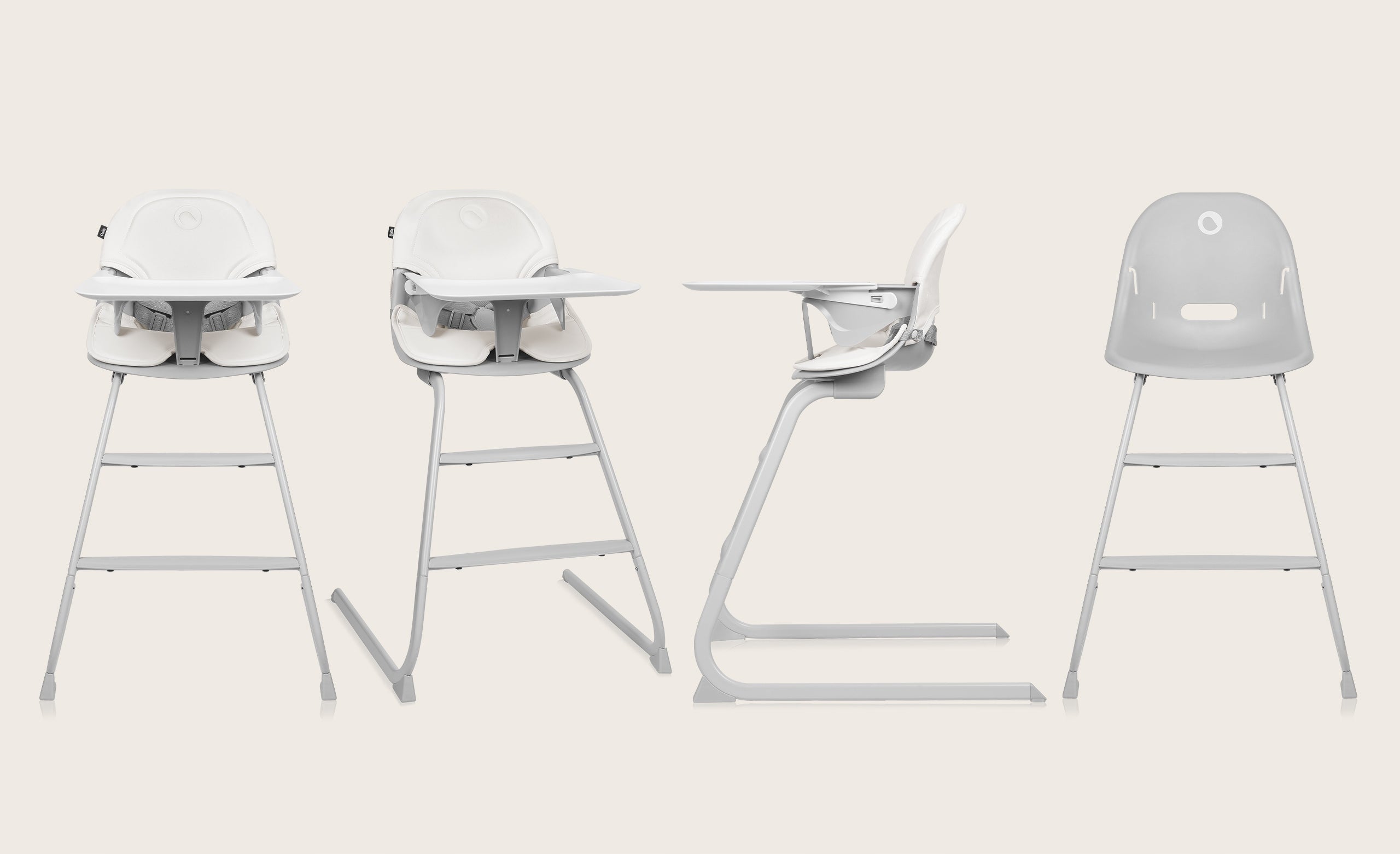 Lionelo high chair 2in1 Dalia Grey Stone 60kg to 60kg Manufacturer code montaż bez narzędzi, taca, regulowany, uchwyt