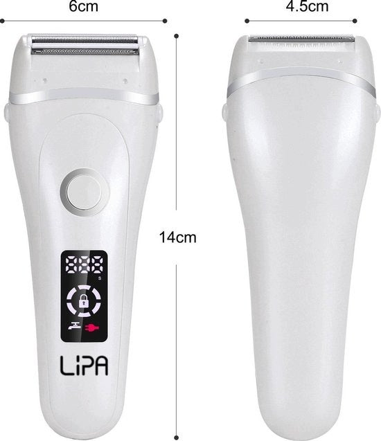 Lipa 588 Waterproof Ladyshave - Ladyshavers - Rechargeable ladyshavers Manufacturer code 8720254437088