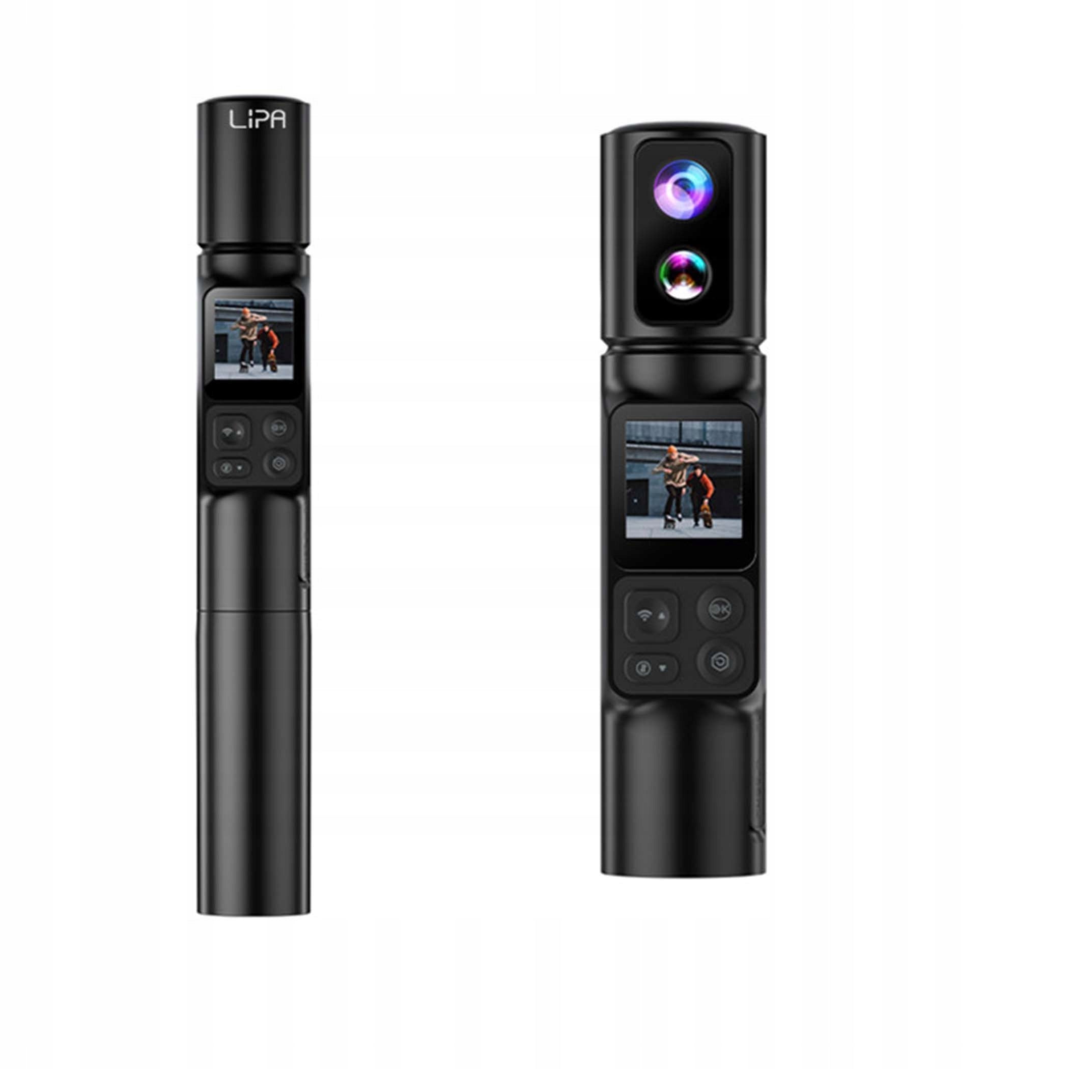 Lipa AT-M103 6K action camera IPS WiFi – 360 Degree camera - Vlog camera Manufacturer code 8721321620174