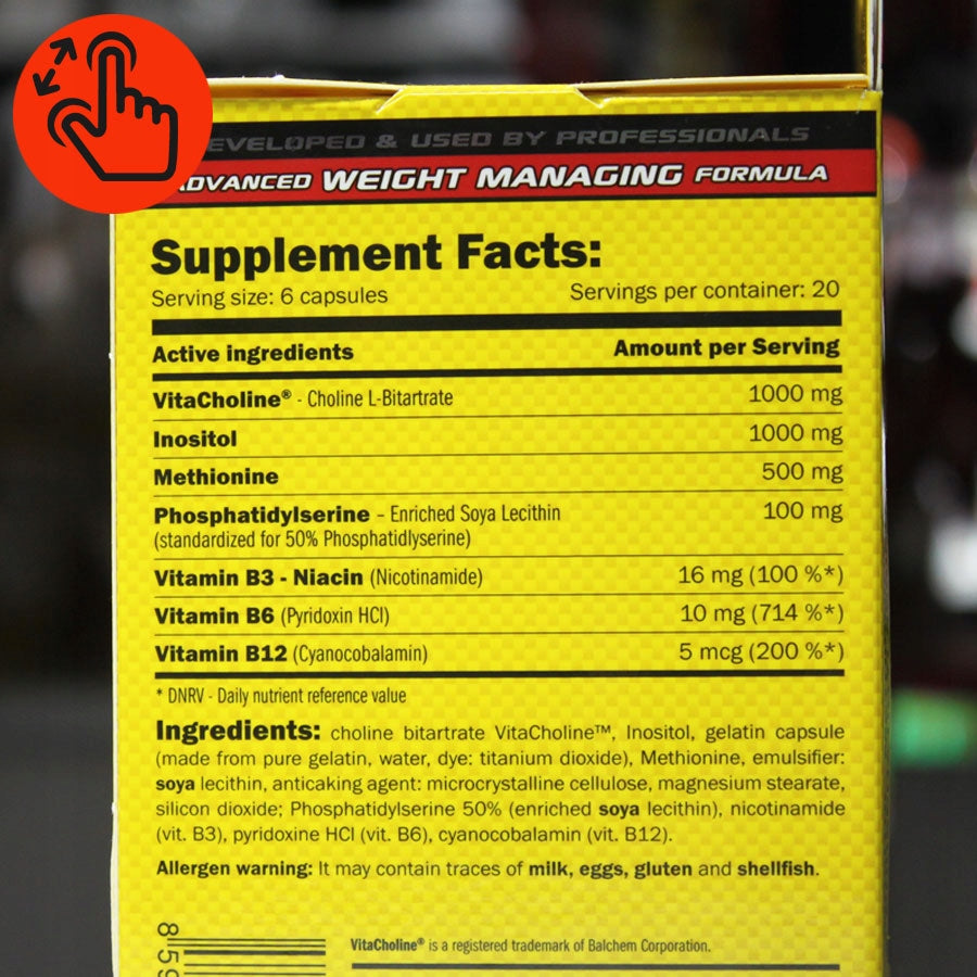 LipiDrol Amix - FAT BURNER WITHOUT CAFFEINE SLIMMING TABLETS Expiration date at least 1 year from the date of purchase