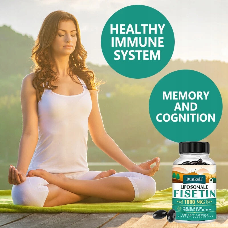 Liposomal fisetin increases endurance and supports healthy energy levels Packaging status original