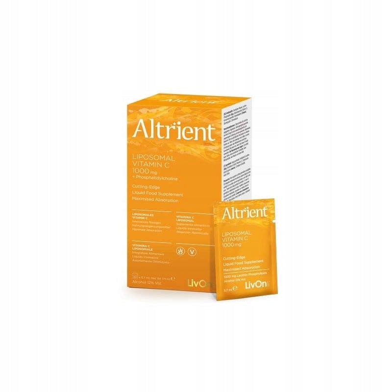 Liposomal vitamin C Altrient C 1000mg 30 sash.