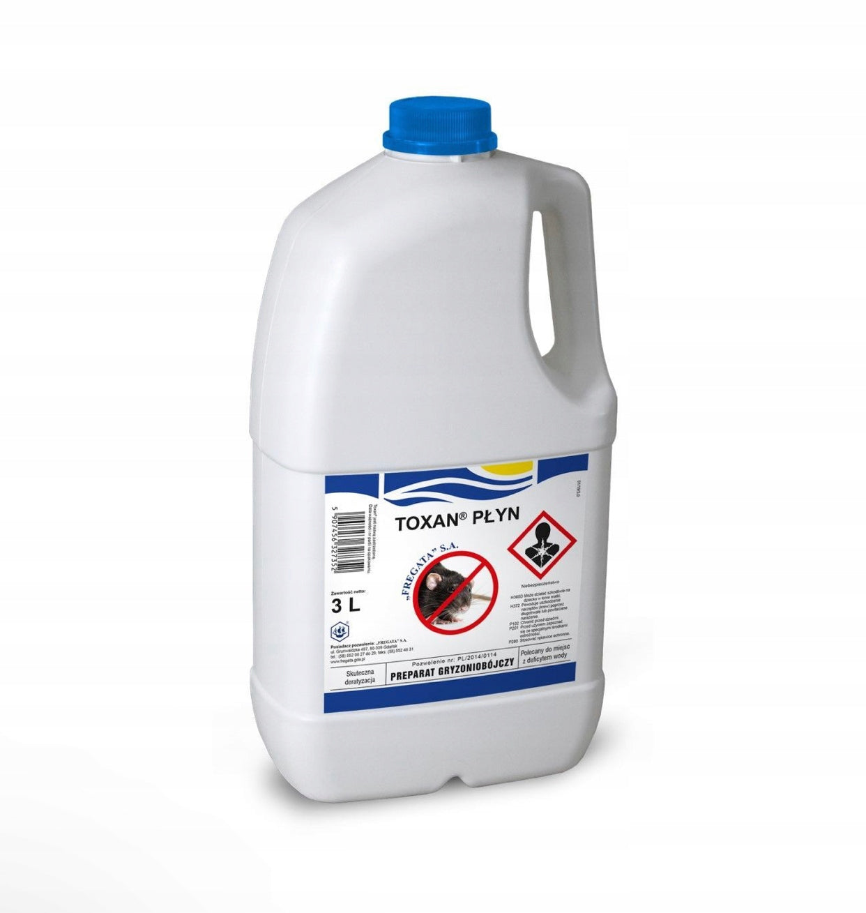 Liquid against mice Fregata 3L TOXAN EAN (GTIN) 5907456327352