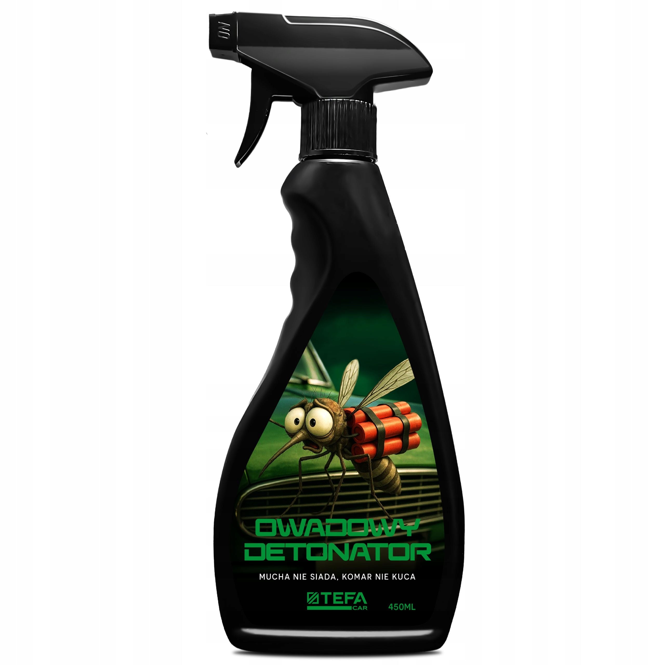Liquid for removing sediment insects from car windows and bumpers TEFA Insect detonator Packaging status original