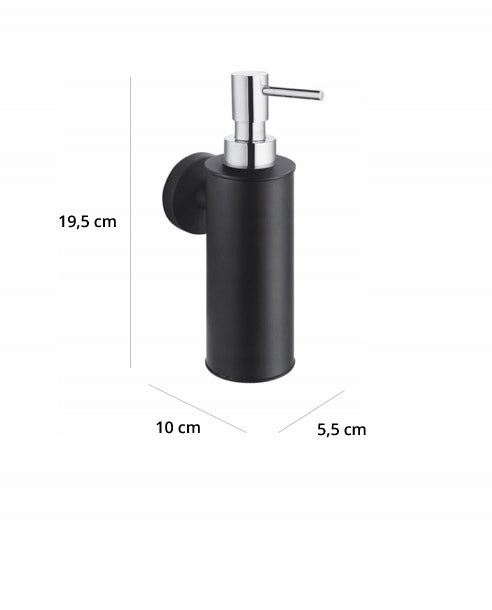 Liquid soap dispenser 0,2L Stella Classic black matt EAN (GTIN) 5908219754460