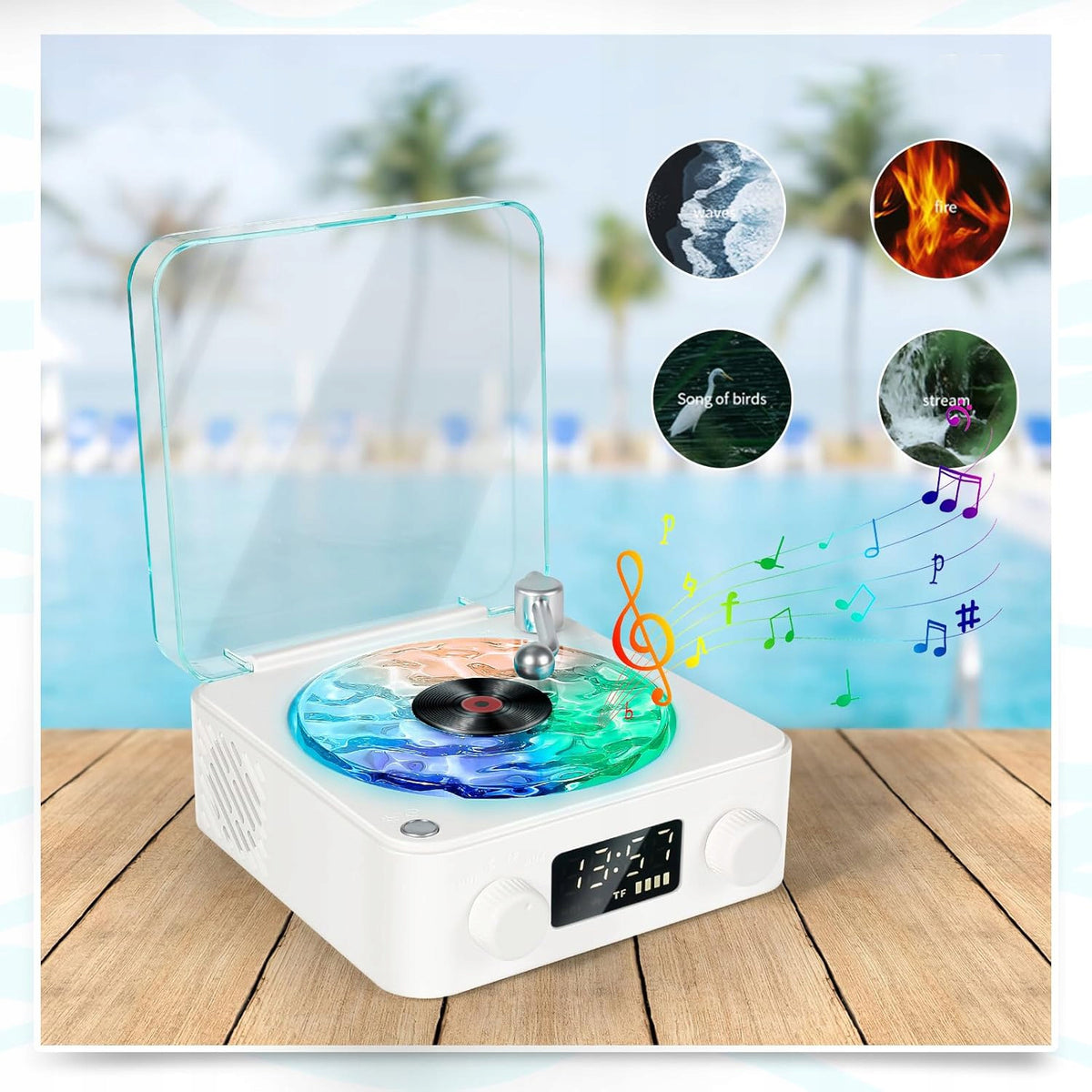 Listen to the Sea Retro Wireless Bluetooth Speaker Manufacturer code PS-850