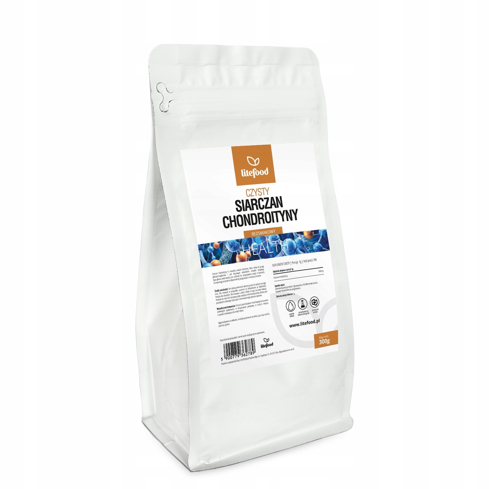 LiteFOOD - Chondroitin Sulfate - 300g Healthy Joints Bones
