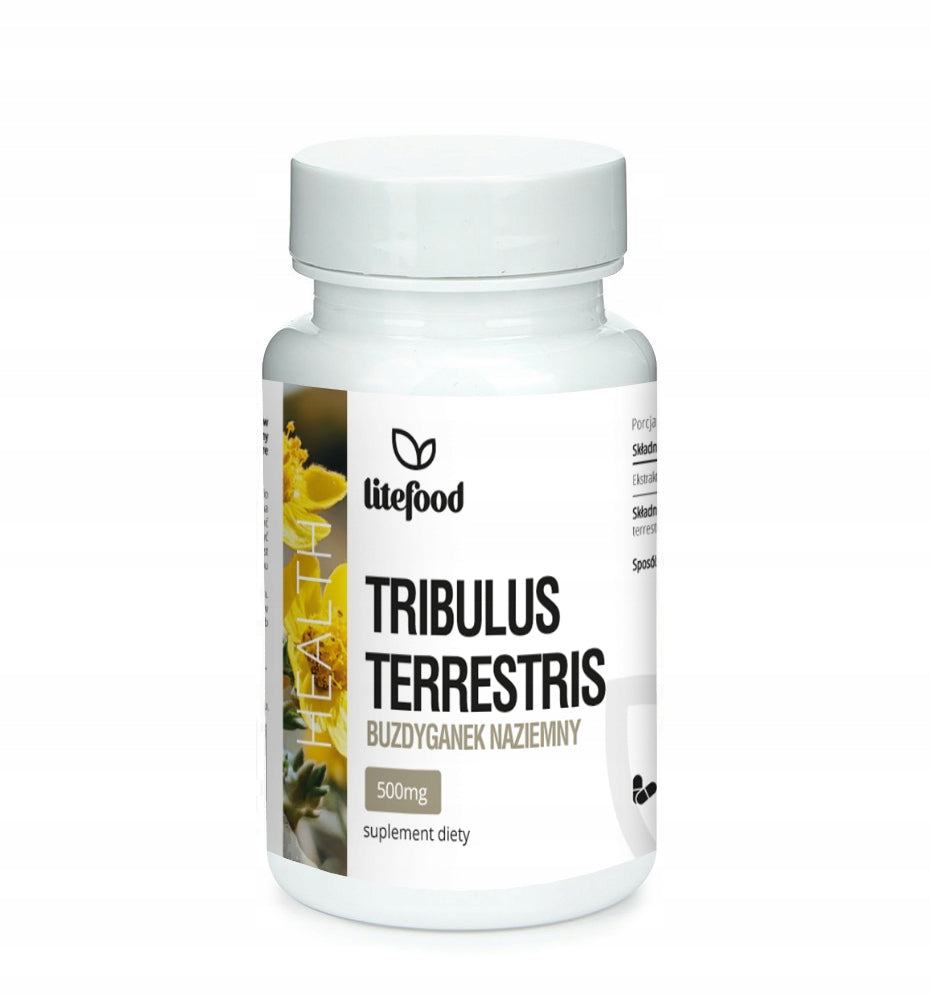 LiteFOOD - TRIBULUS TERRESTRIS 500MG 120 KAPS LIBIDO SEX TESTOSTERONE