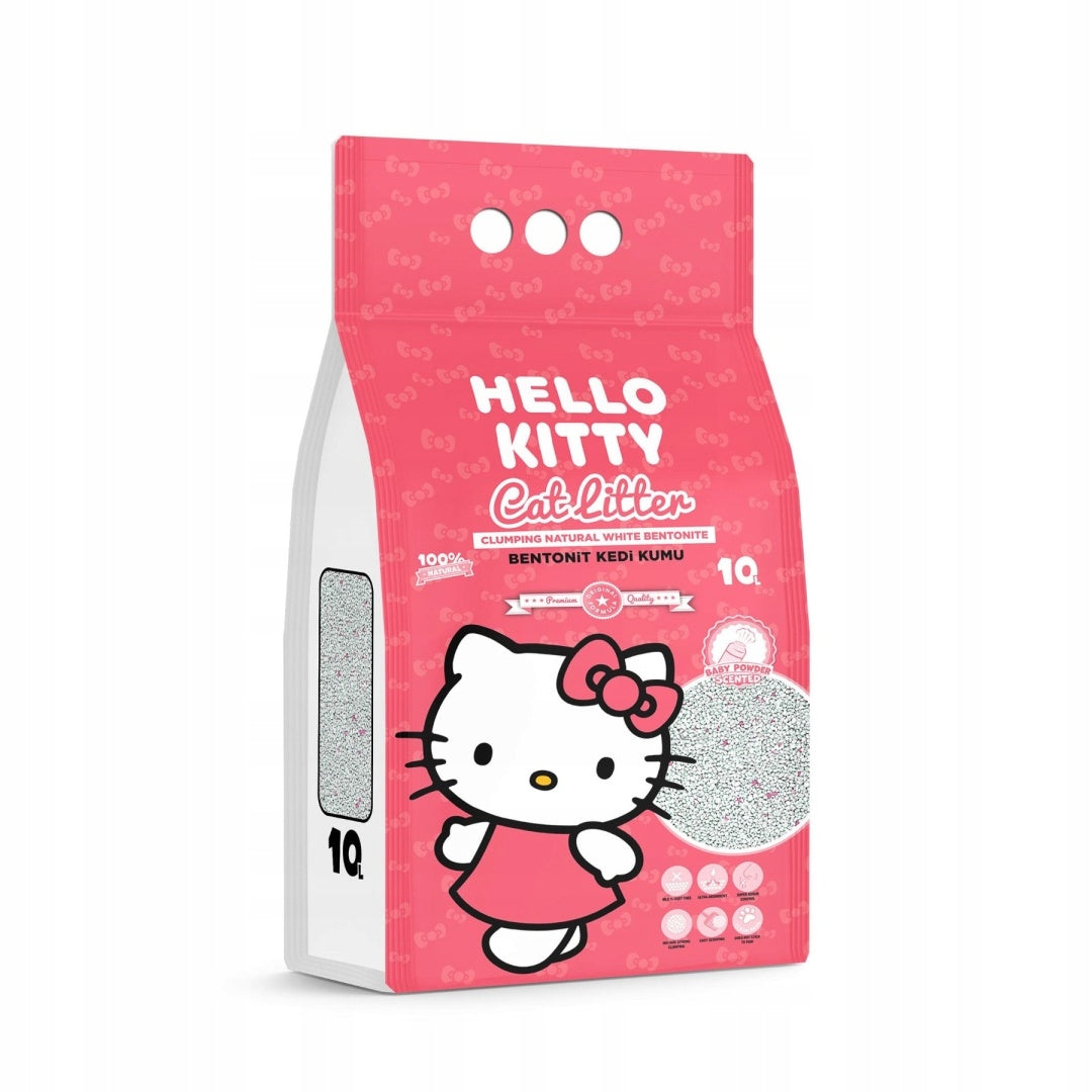Litter Hello Kitty white bentonite baby powder 10l