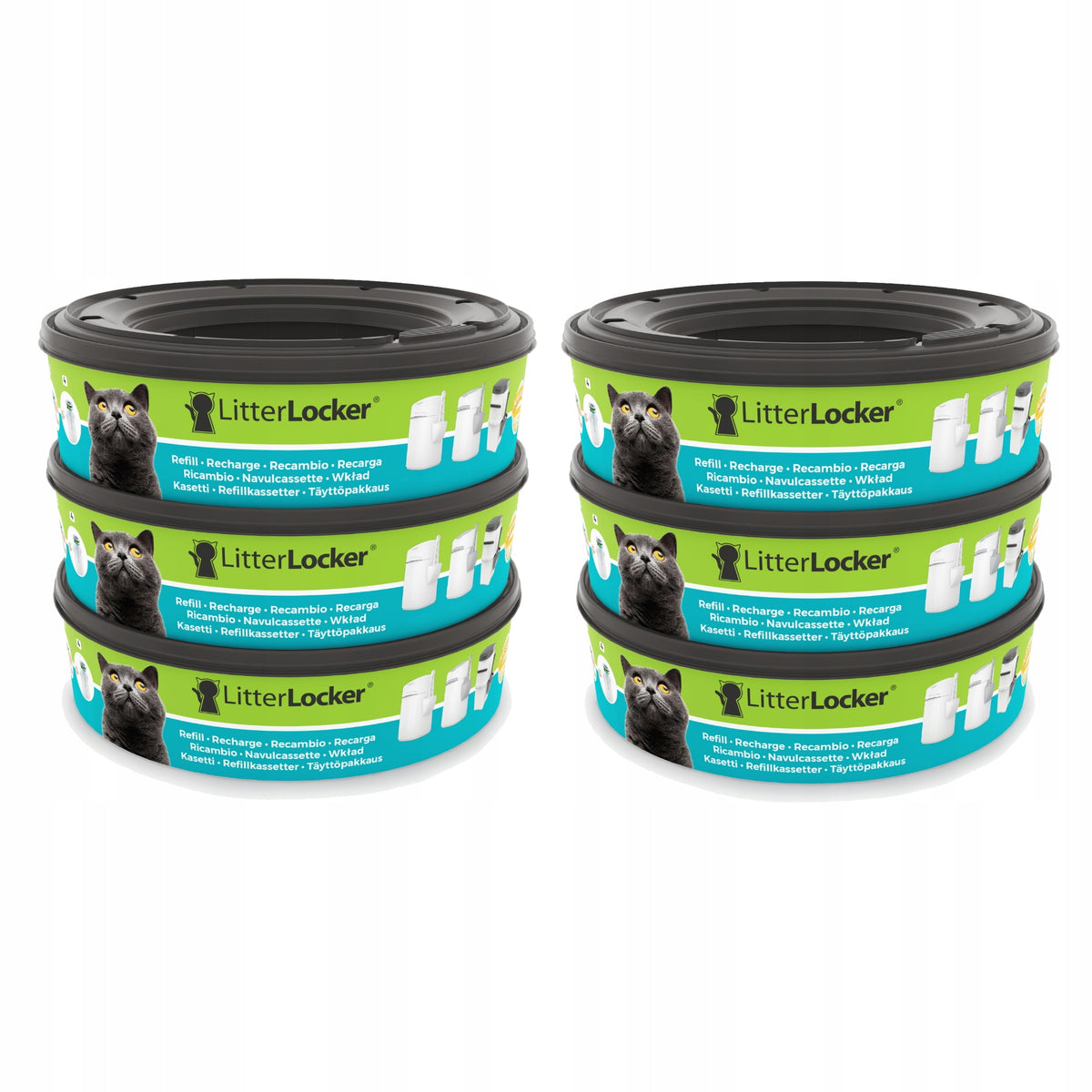 LitterLocker Refill - Refills for container: 6 PCS.