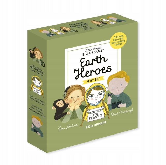 Kleine Leute, große Träume: Helden der Erde: 3 Bücher aus der Bestseller-Reihe! Jane Goodall – Greta Thunberg – David Attenborough