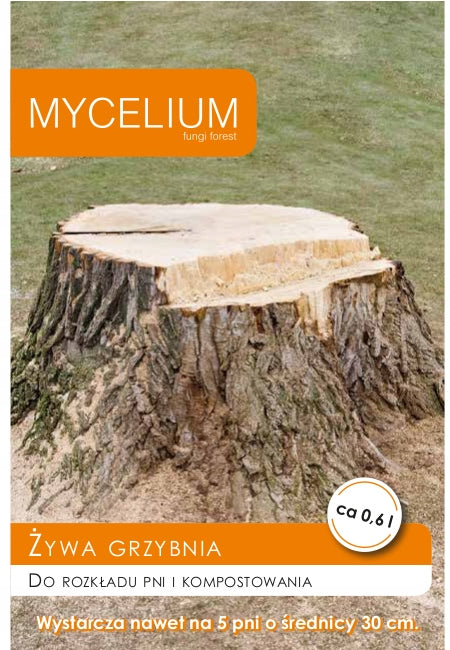 Live mycelium for removing tree trunks and roots Weight 0.6 kg