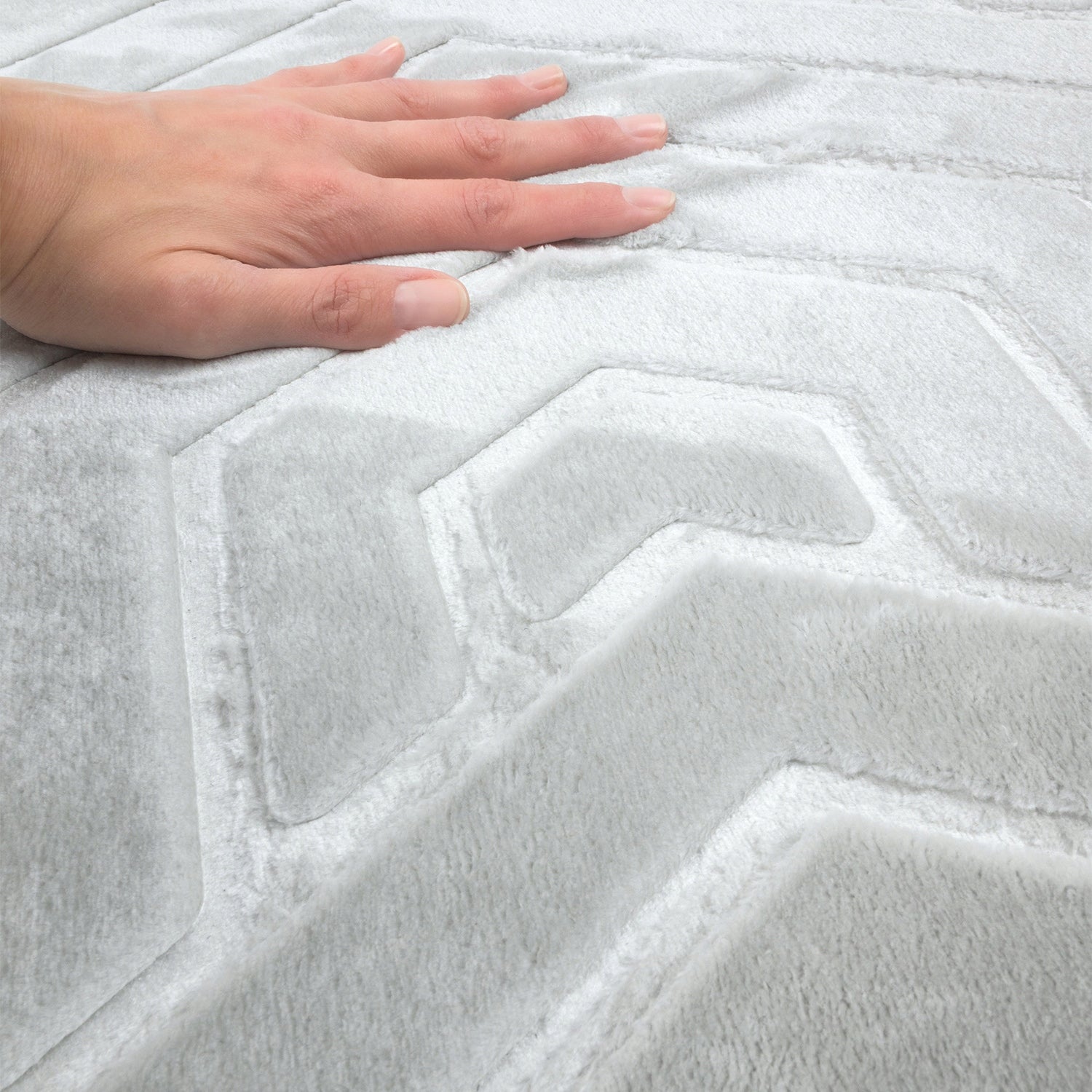 Living Room Rug Large 160x220 Modern Glamour Velvet Soft with Gloss Brand e-floor