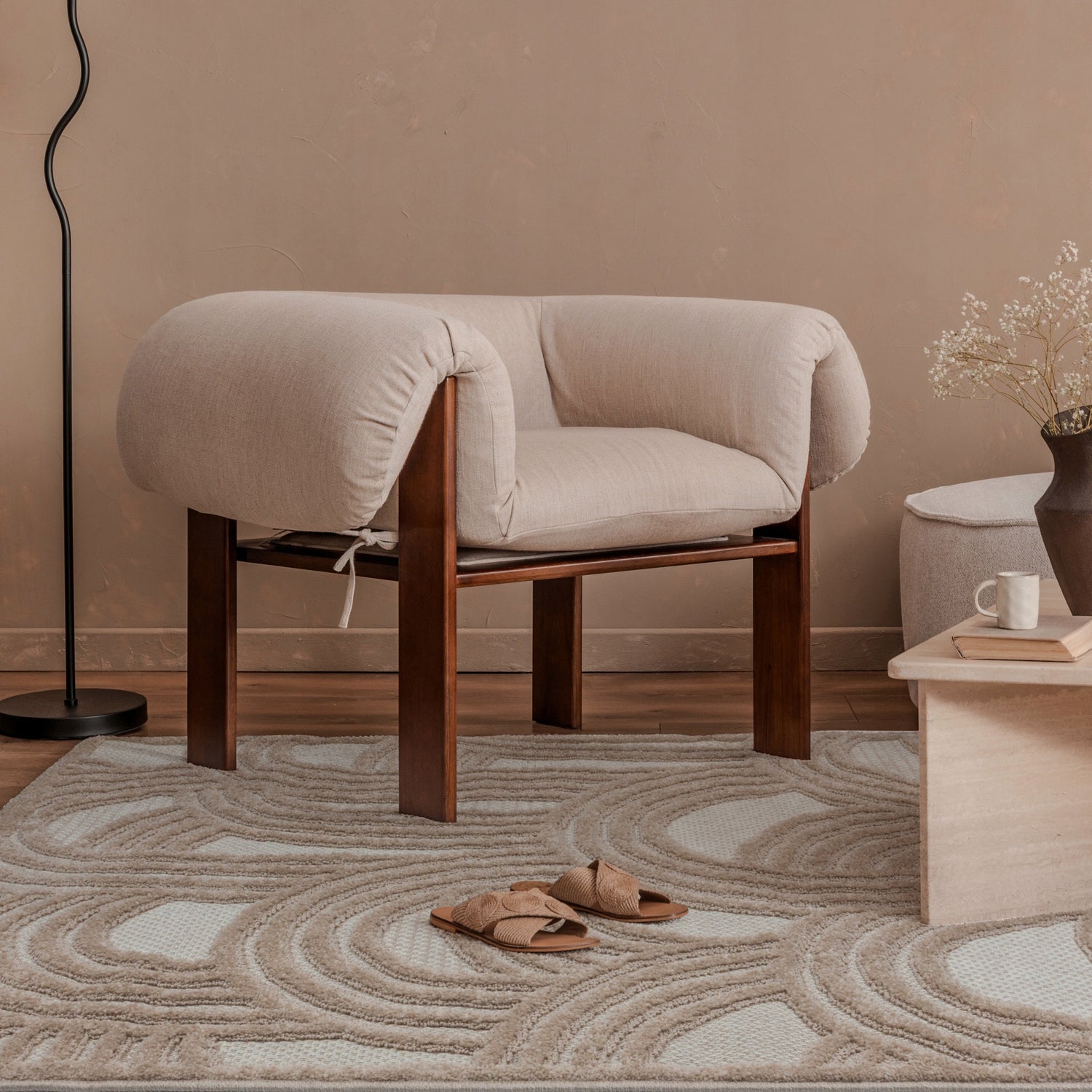 Living Room Rug Large 160x230 Duplex 3D Soft Fashionable Modern Durable Manufacturer code EF0345