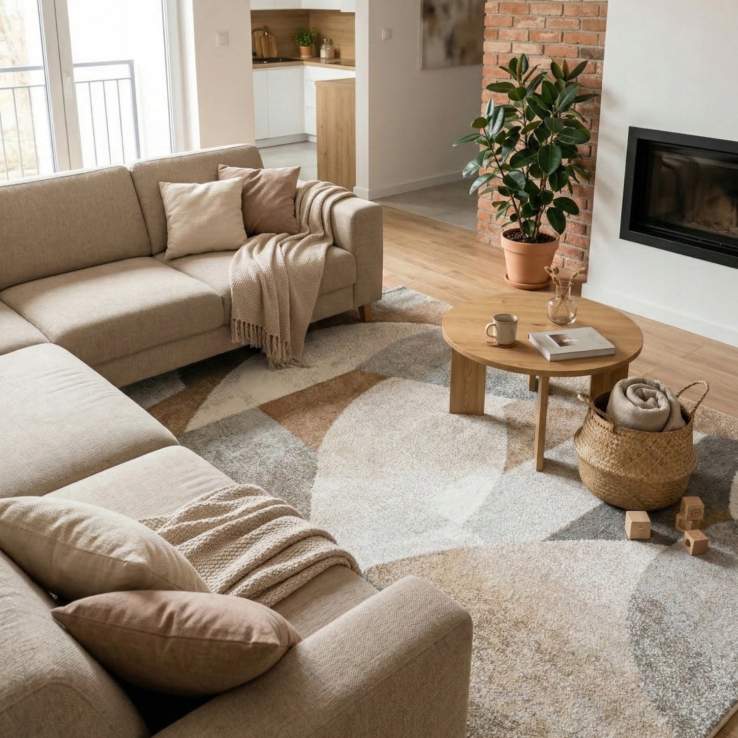 Living Room Rug Modern Thick 200x300cm Decent Meat 2x3m Manufacturer code EF0526
