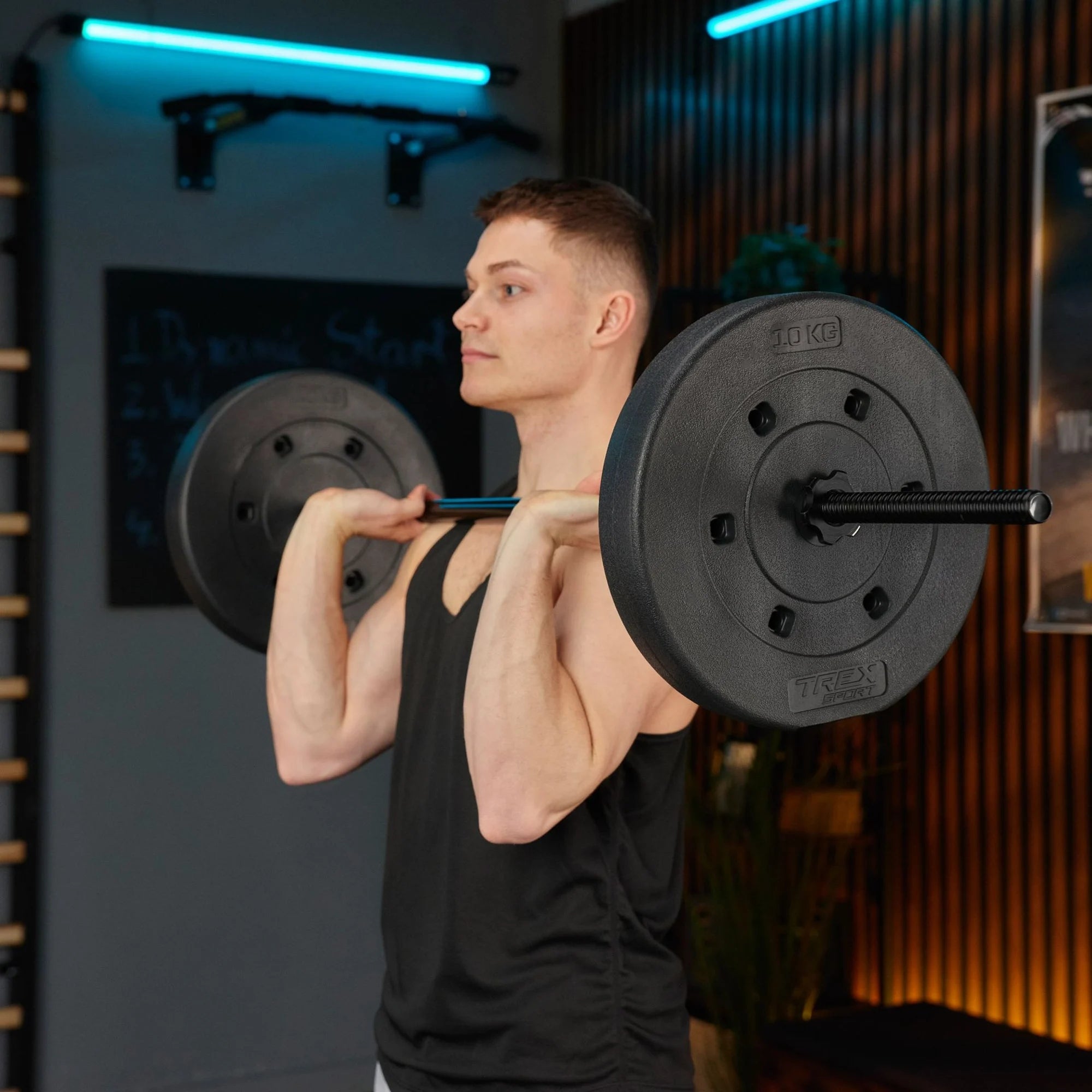 Load set 2x10kg bituminous load plate disc 20kg Trex Sport Model TX-020DS set D
