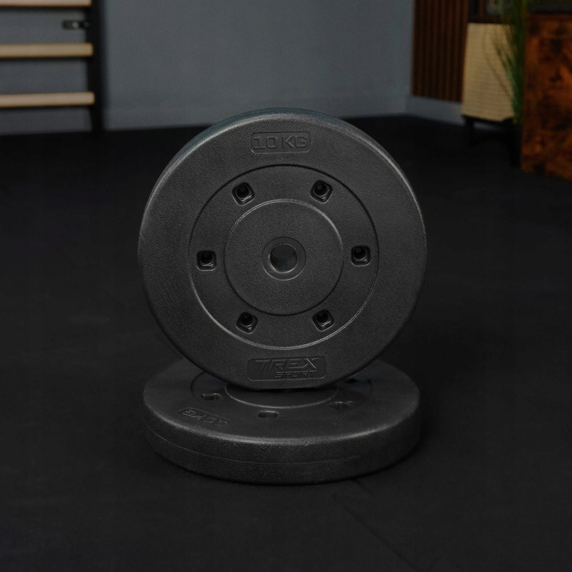 Load set 2x10kg bituminous load plate disc 20kg Trex Sport Number of pieces in the set 2