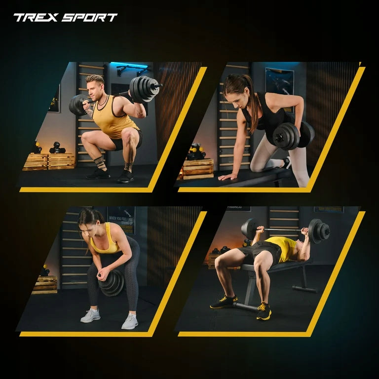 Load set 4x5kg plate bituminous load disc 20kg Trex Sport Manufacturer code TX-020BS set B