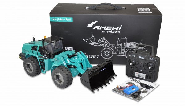Loader Excavator Amewi G485E SE Petrol 1:14 remote controlled RC Brand Amewi