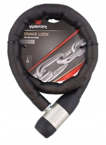 Lock Bicycle Lock Cable WALFORT Tempered Steel Anti-Theft 1m
