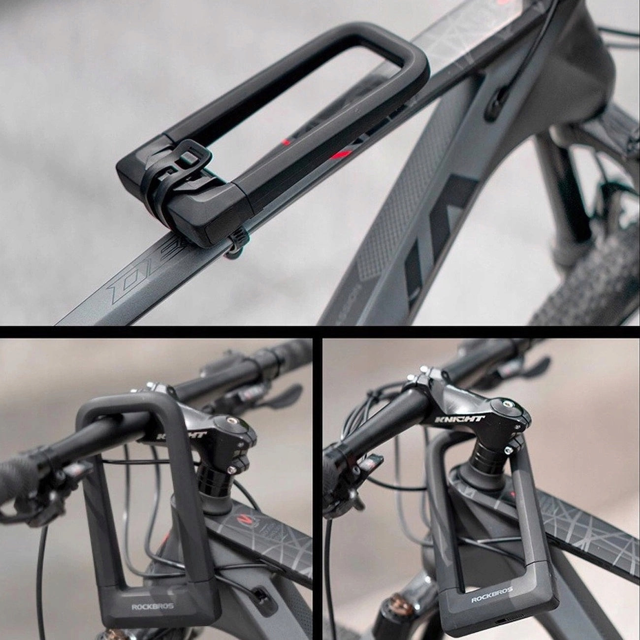 Lock Rockbros RKS626 Bicycle Clasp U-Lock Bicycle Security Kind U-lock