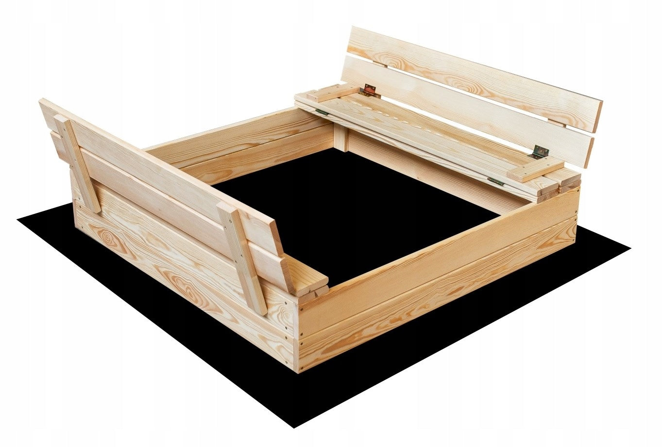 Lockable Wooden Sandbox with Benches 100 cm EAN (GTIN) 5904204927215