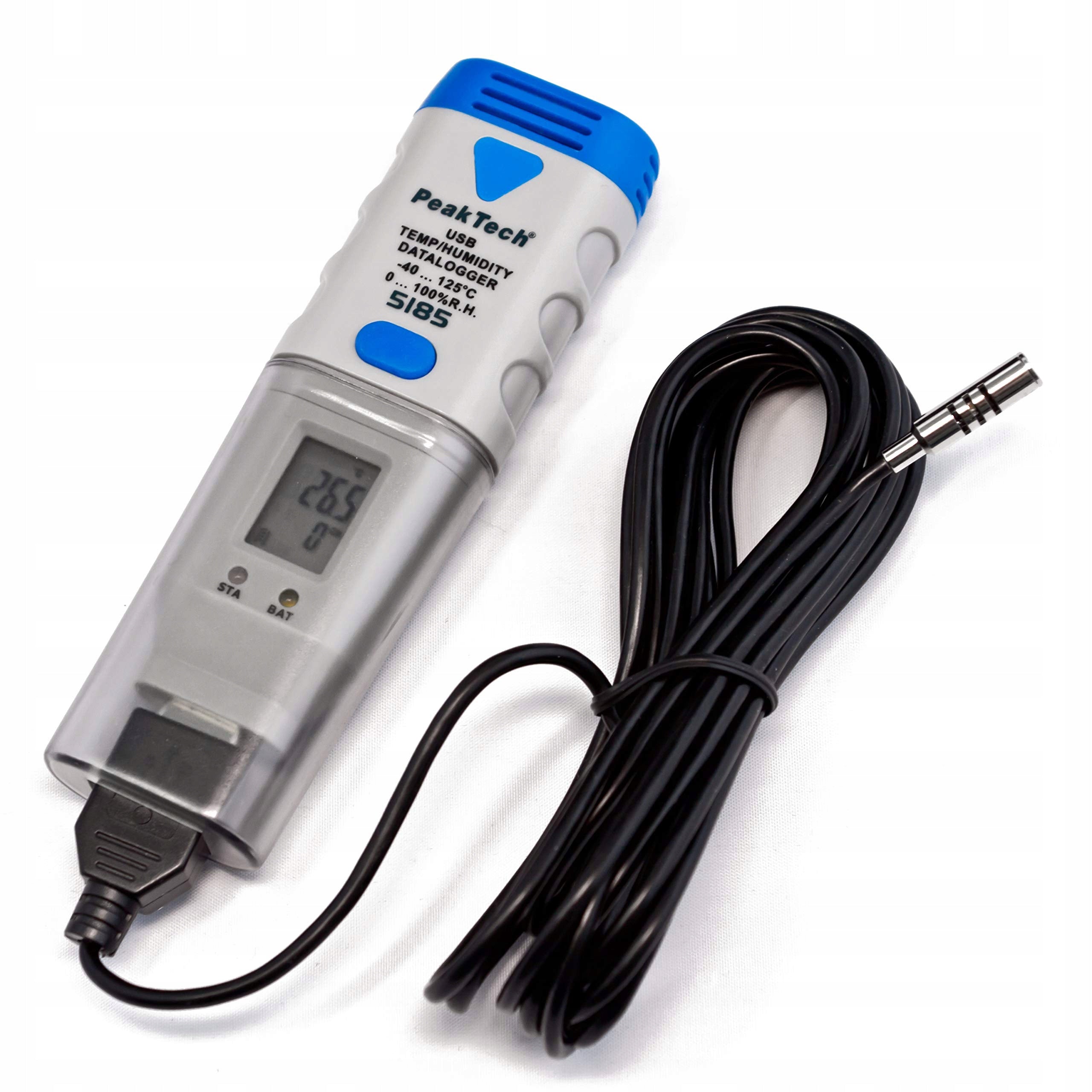 PeakTech® P 5185 USB-Datenlogger Temperatur und Luftfeuchtigkeit