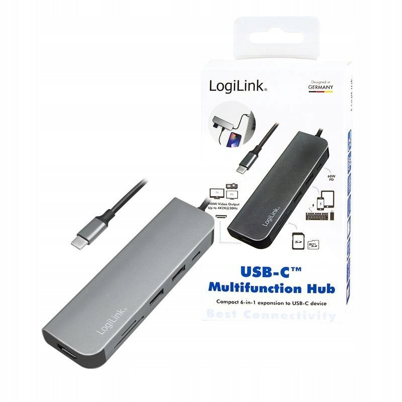LogiLink 6-port USB 3.2 Gen 1 Packaging status original