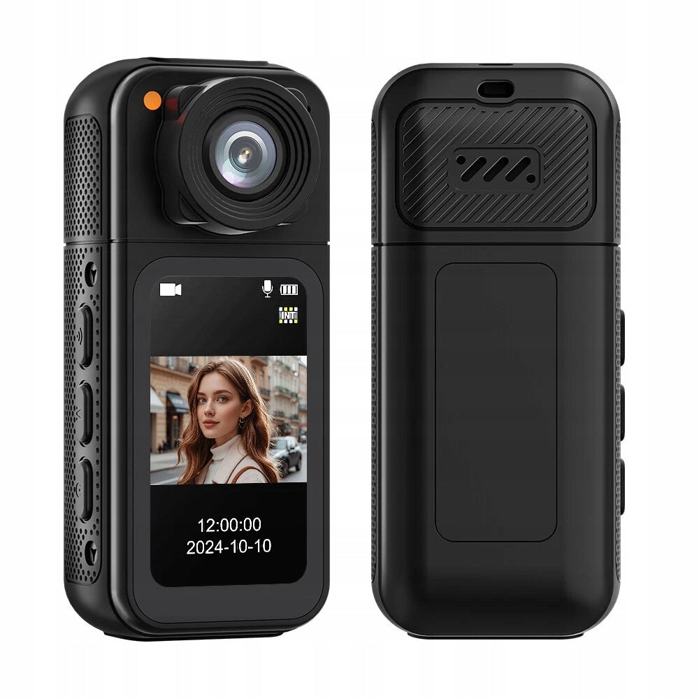 Long Battery Life Mini Action Camera HD Camera 180° Rotating Lens Brand no brand