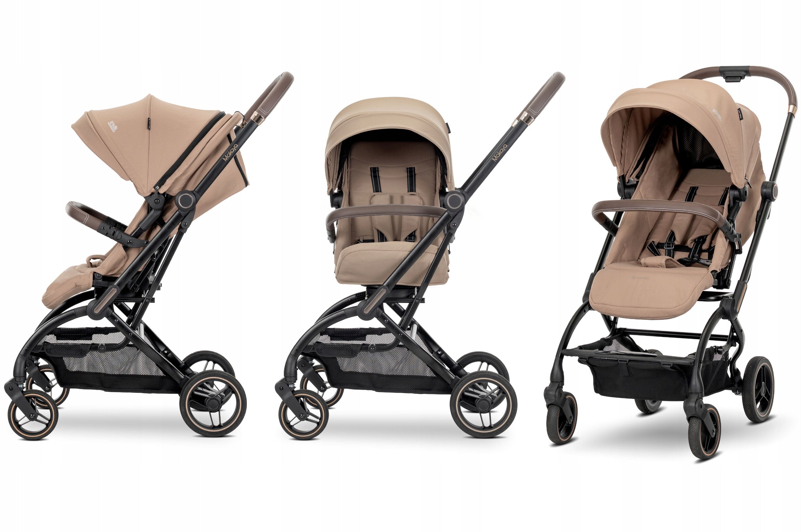 Lorelli Stroller swivel stroller up to 22kg front rear Makaya Beige Manufacturer code 10022082507