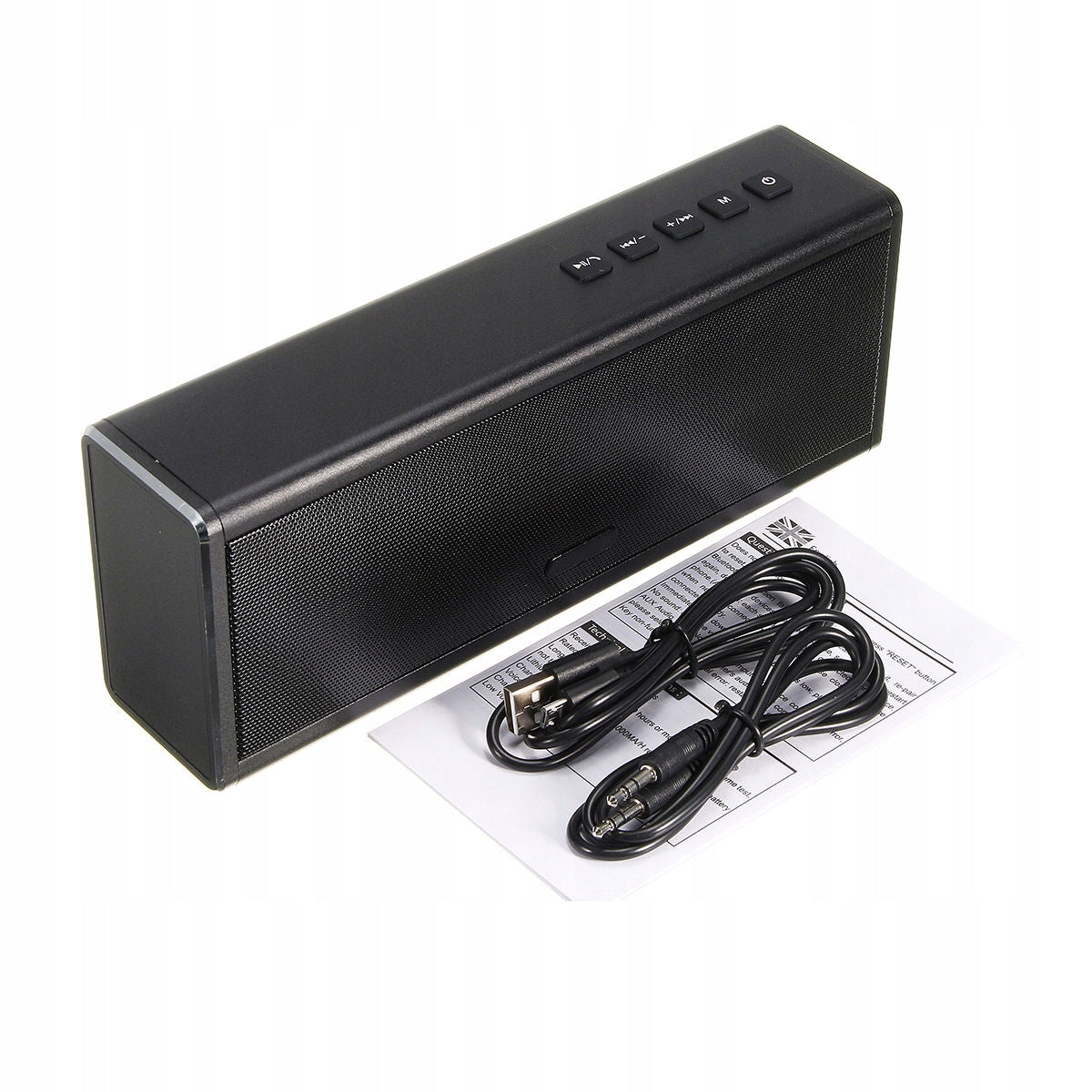 Loud Portable Bluetooth Speaker with Hands-Free Mic Black Model other