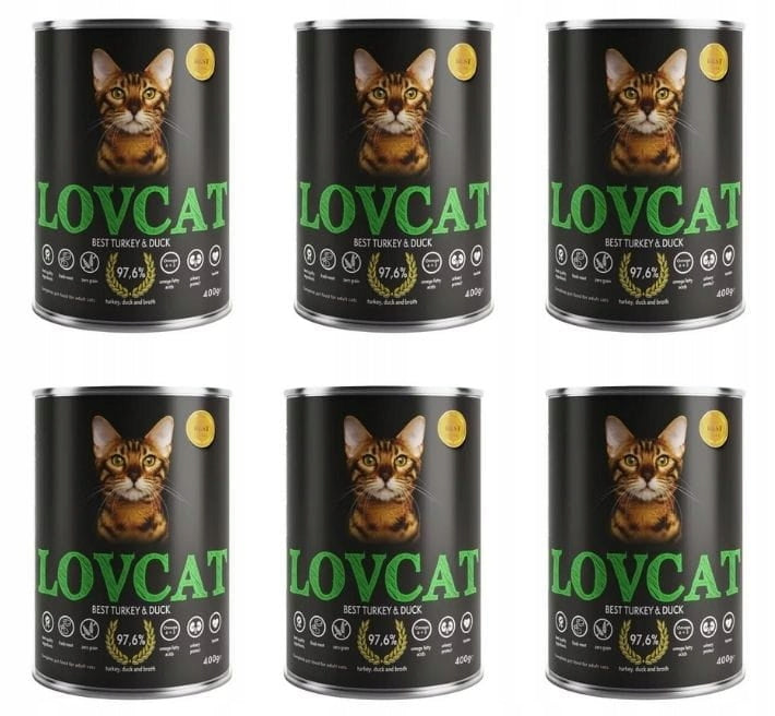 Lovcat Best Turkey & Duck can 400g Brand LOVCAT