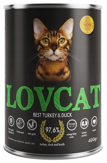 Lovcat Best Turkey & Duck can 400g