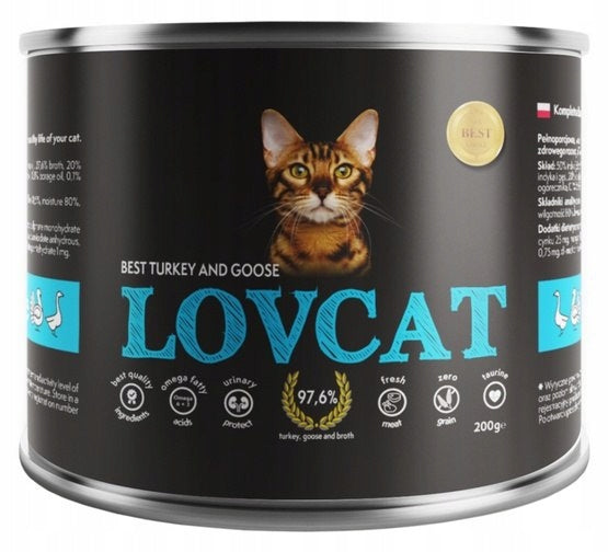 Lovcat Best Turkey & Goose can 200g