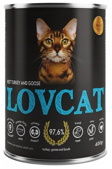 Lovcat Best Turkey & Goose can 400g