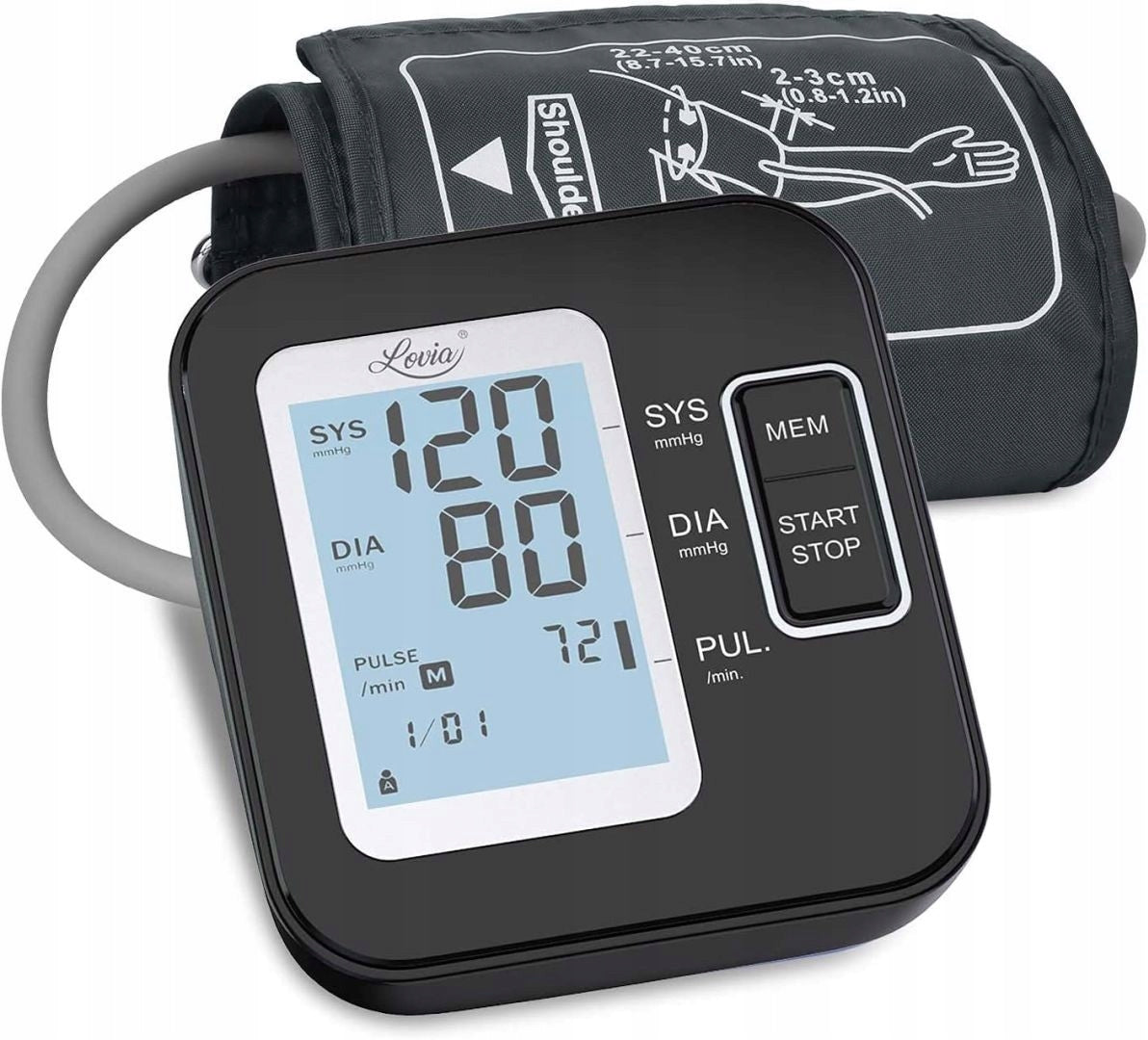 Lovia Electronic Shoulder Blood Pressure Monitor Medical device no