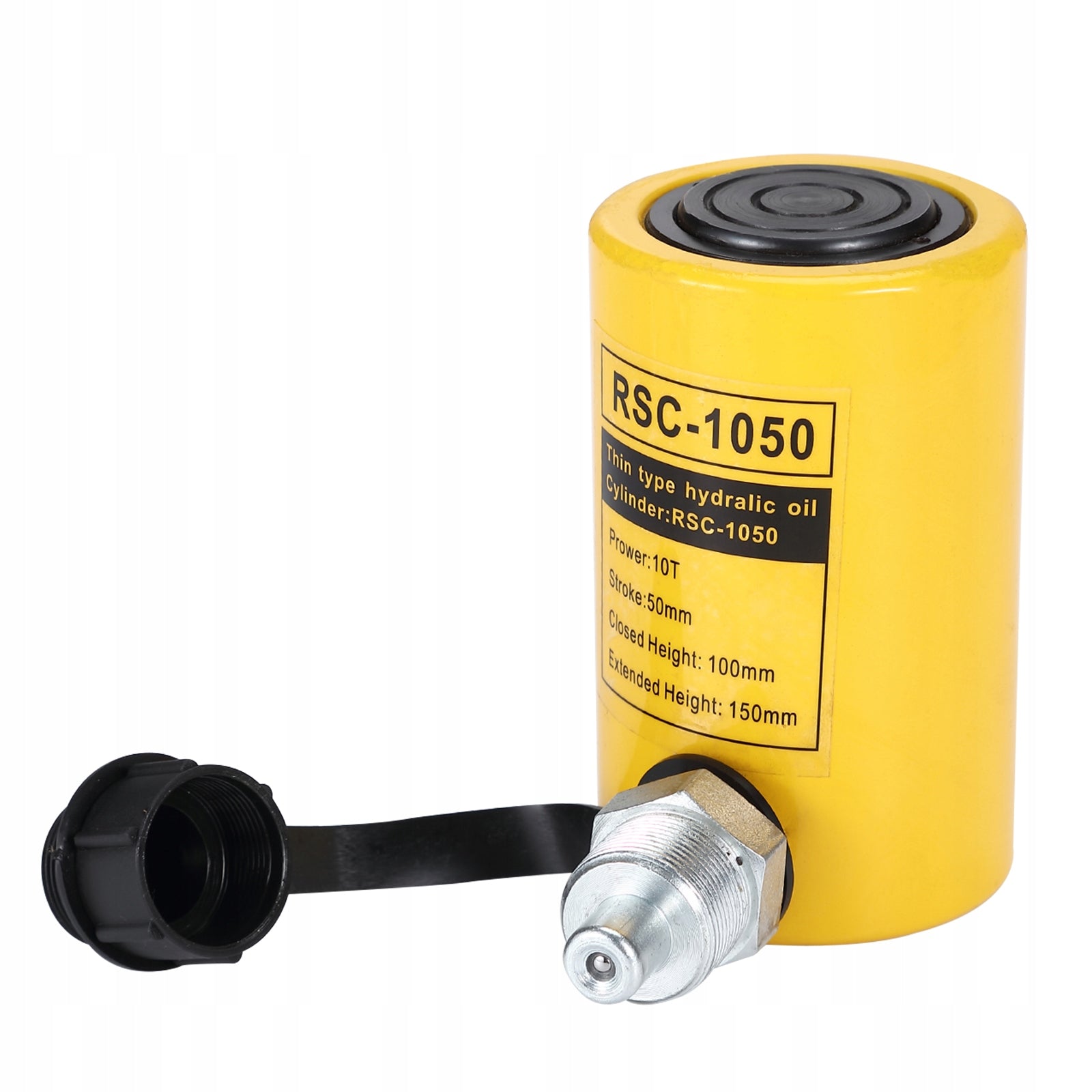 Low Profile Hydraulic Jack, 10 Ton Capacity, 5cm Sturdy Steel Cylinder